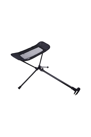 Suofeng Açık Hava Ayak Dayanağı Katlanır Sandalye Ayak Dayanağı Kullanışlı Boş Zaman Kamp Balıkçılık Teleskopik Ayak Dayanağı Katlanır Sandalye Ayak Dayanağı Alüminyum Alaşımlı Ayak Desteği Siyah Siyah