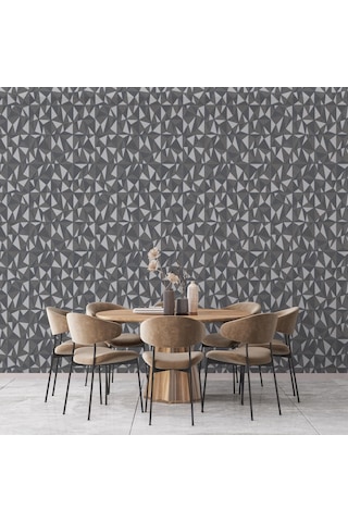 Adawall Omega 23204-5 Çizgili Modern Geometrik Desenli Düz Sade Duvar Kağıdı