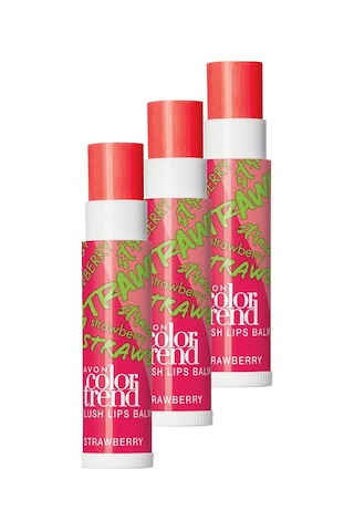 Avon Color Trend Dudak Balmı Strawberry 3'lü