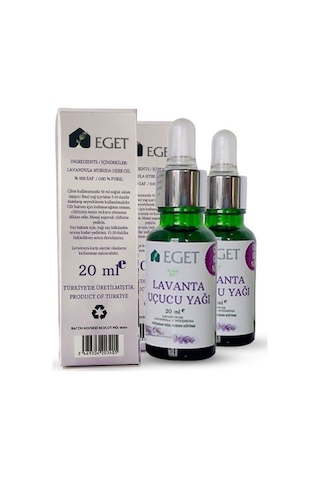 Eget Organik Lavanta Uçucu Yağı 2 x 20 ML