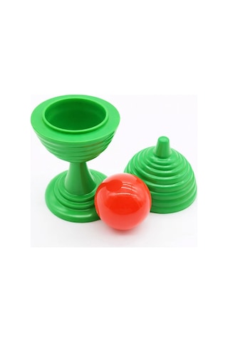 Yeşil Renk Sihirli Kupa Top Kaybetme Oyunu 7 Cm Standart