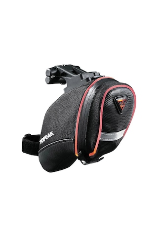 Topeak Aero Wedge İglow Işıklı Sele Altı Çanta Kızak Uyumlu Siyah