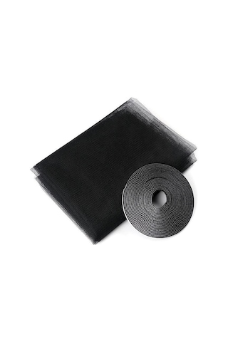 Jms Siyah Kapalı Böcek Sinek Sivrisinek Pencere Teli Kapı Anti Cibinlik Mutfak Pencere Koruyucu 1.3x1.5m