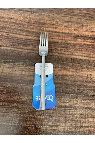 Enashop Paslanmaz Çelik Tatlı Çatalı Seti 12 Adet Klasik Düz Model Inox