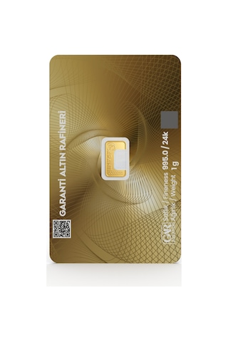 Garanti Gold 1 gr Gram Külçe Altın 24 Ayar