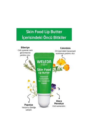 Noreva Weleda Skin Food Organik Besleyici Dudak Balmı 8 ML