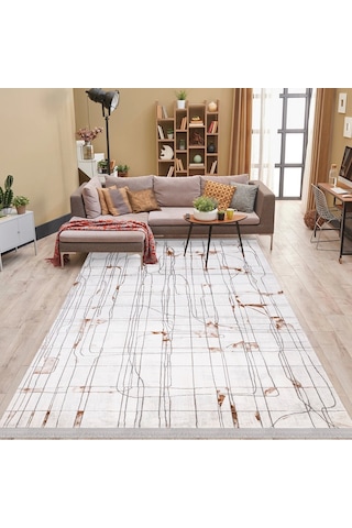 İpek Halı Vales 7819a Modern Salon Halısı Bej