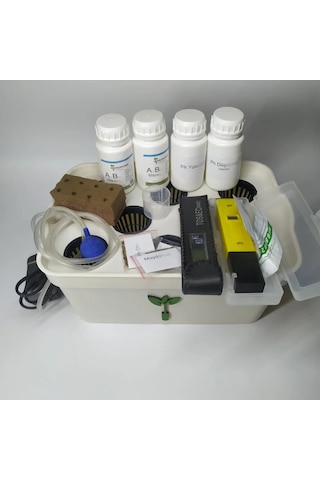 Hidroponik Set Topraksız Tarım Seti Hidrobox XL