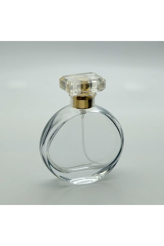 Ferdenferda 20 Adet Boş Cam Parfüm Şişe 50 ML Chnl Model Şeffaf Geçmeli