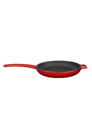 Lava Döküm Kızartma Tavası 20 CM Kırmızı