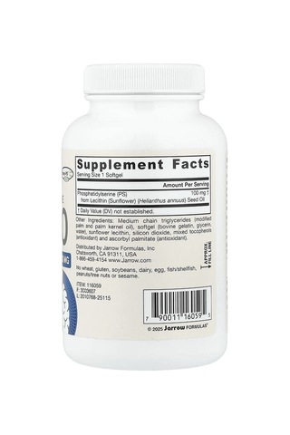 Takviye Jarrow Formulas, Ps100, 100 Mg, 120 Capsules