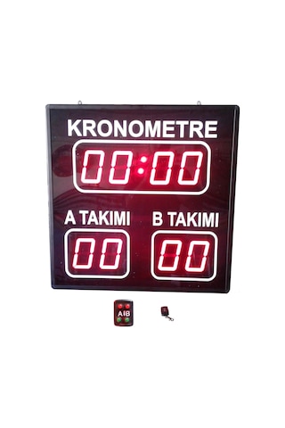 Halı Saha Skorbord Sistemi (Kasa Ölçüsü: 60X60 Cm)