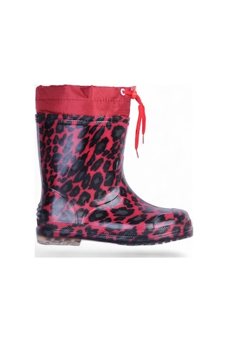 Moda Ayakkabı 645 Kız Çocuk Yağmur Çizmesi Kırmızı