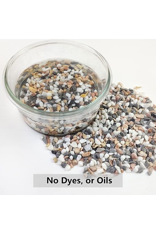 2 Lb Etli Ve Kaktüs Çakıl Taşları, 1/5 İnç Doğal Dekoratif Cilalı Taşlar, Vazolar, Akvaryumlar, Teraryum Ve A Standart