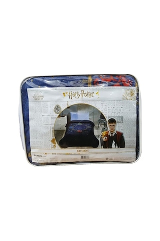 Özdilek Mavi Harry Potter Hogwards Tek Kişilik Baskılı Battaniye