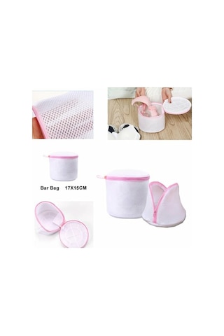 Besthome1 6'lı İnce Kıyafet Torba Seti - Ağızlı Korumalı Torbalar S-m-l-xl+2 Bar Pembe Pembe