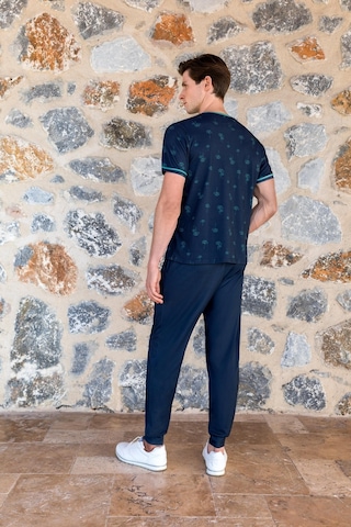 Doreanse Erkek Kısa Kol Lacivert Pijama Takım C0t1n54y42 001