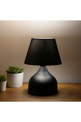 Homing Milano Metal Gövdeli Siyah Kumaş Abajur Ayd-3125 Siyah