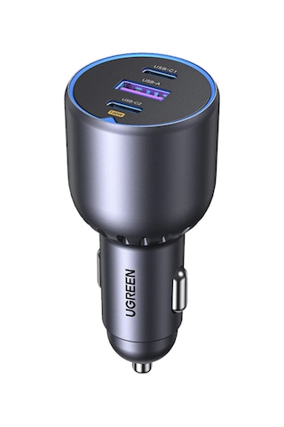 Ugreen 130w 3 Portlu Araç İçi Şarj Cihazı Çakmaklı