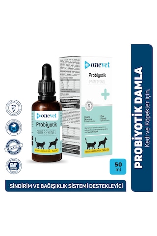 Onevet Kedi Ve Köpekler İçin Prebiotik Sıvı Damla 50 Ml