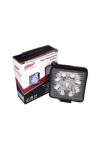 Aempart Çalışma Lambası 9 Led 27w Kare Aem18 1025