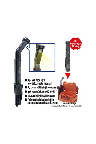 Meiho Bm Light Yf-9100 Led Olta Kutusu Aydınlatma Lambası - Siyah