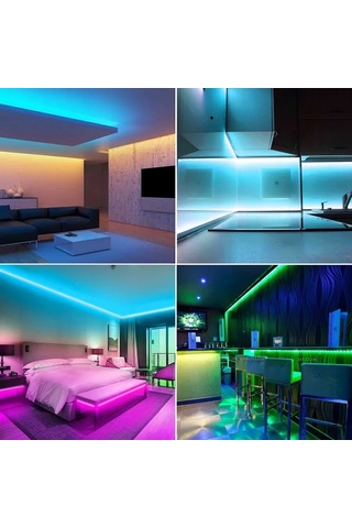 Ogonek Led Şerit Set Uzaktan Kumandalı 5m Ip20 Og-ldl02 246870509 Beyaz