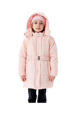 Benitto Kids Kız Çocuk Kapüşonlu Kışlık Şişme Mont 51352 Pembe