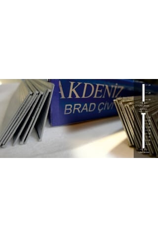 Akdeniz 18-25 Brad Çivi 2.5 CM Çivi Parke Çakma Tabanca Çivisi 25