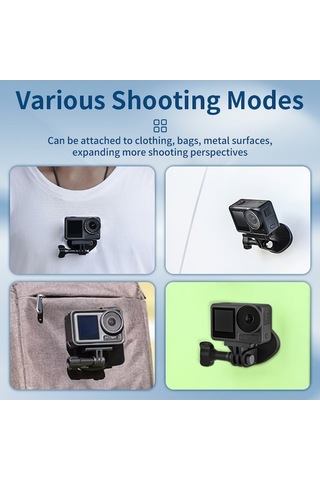 Ebitda Startrc Spor Kamerası Mıknatıslı Boyun Askısı Ayarlanabilir Boyun Kayışı Hızlı Salıncak Boyun Tutucu Braket Gopro Hero 12/11/10, Djı Osmo Action 4, Insta360 X4/x3/ace Pro İçin Siyah Siyah