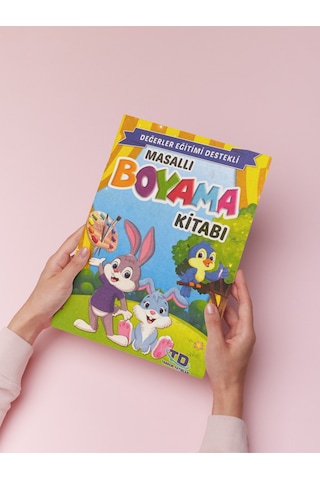Değerler Eğitimi Destekli Masallı Boyama Kitapları 5'li Takım