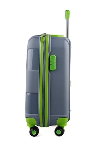 İvs Duman Gri Yesil Kare Buyuk Boy Büyük Boy Seyahat Çantası Pp4040-075-l Gri Gri