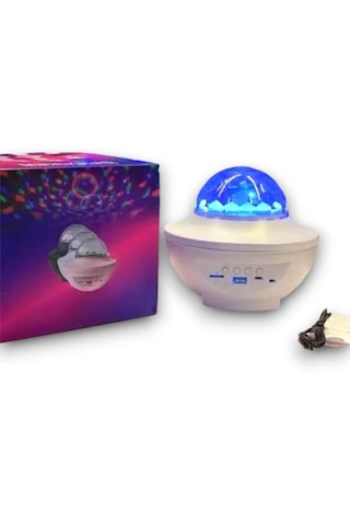 Xy-918 Bluetoothlu Hoparlör Mp3 Usb Dönen Işıklı Disko Topu