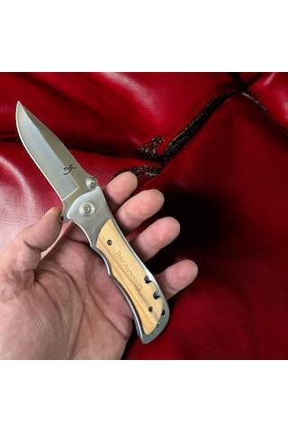 Browning Kahve Mm16 Kamp Çakı Kahverengi
