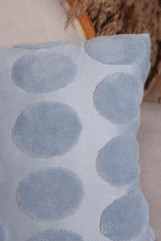 Luna Welsoft Jakarlı Dekoratif Kırlent Kılıfı 43x43 Cm - Ztluna0 Mavi