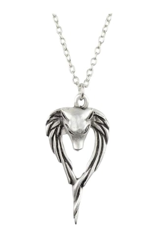 Anubis Ölüm ve Ceza Tanrısı Antik Gümüş Kaplama Unisex Kolye Gümüş