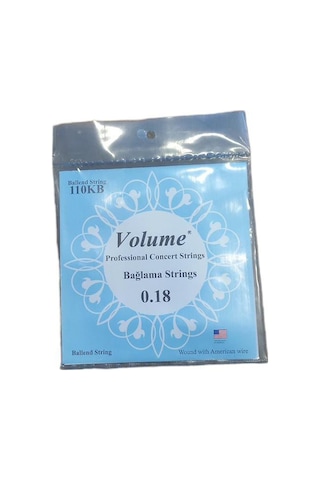 VOLUME 0.18 KISA SAP BAĞLAMA TELİ VOLUME 0.18 KISA SAP BAĞLAMA TELİ