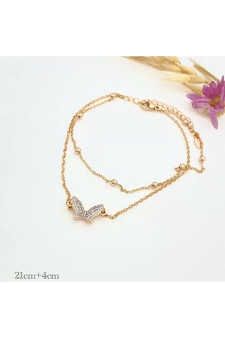 Xuping Tıbbi Alaşımdan Bacak Bilekliği 226665029 Altın