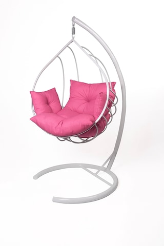 Damla Salıncak - Armut Salıncak Beyaz Beyaz Pembe