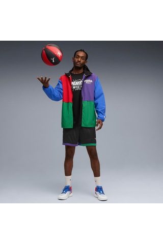 Puma Hoopaverse Jacket Erkek Yetişkin Rüzgarlık Yeşil