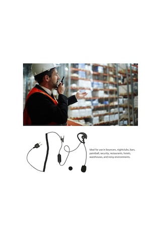 Midland İçin Pu Kablolu 2 Yönlü Kulaklık Huiliang