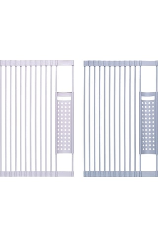 Dancemonkey 43 X 33cm Gri Ve Kırmızı Mutfak Silikon Drenaj Rafı Lavabo Drenaj Rafı Gri
