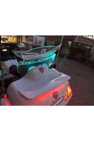 2004/17 Honda Gold Wing Gl1800 Arka Cam Şeffaf 5mm Özel Tasarım Zeus