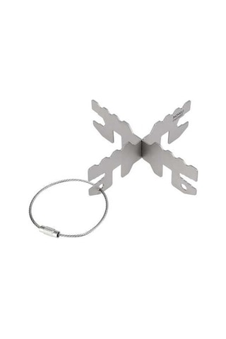 Ganzhoushop Titanyum Standı Soba Rafı Lixada-lixada Çapraz Alkol Açık,y8266-3 Ng Gümüş