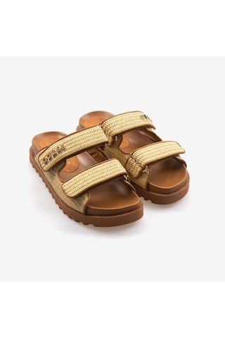 Guess Kadın Sandalet Fljfdefap19 Tan Kahverengi