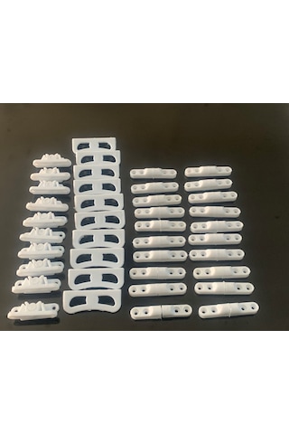 20 Pencere Sineklik Menteşesi 10 Tutamak 10 Çıtçıt Set 20 Pencere Sineklik Menteşesi 10 Tutamak 10 Çıtçıt Set