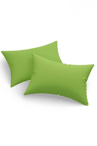 Eponj Home 2li Yastık Kılıfı 50x70 Cm Only Paula Kombin Yeşil Çim Yeşili