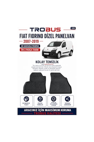 Trobus Fiat Fiorino 1.3 Mjt Dizel Panelvan 2007-2019 2d Havuzlu Paspas 2 Parça