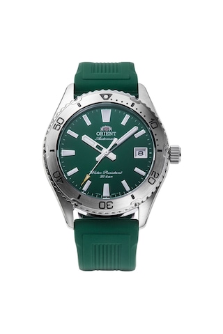 Orient Mako Ra-ac0q11e30b Otomatik Silikon Yeşil Safir Cam 20 Atm 40 Mm Erkek Kol Saati Gri