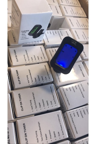 Gitar Keman Bağlama Ukulele için Hassas Akort Cihazı-Akort Aleti